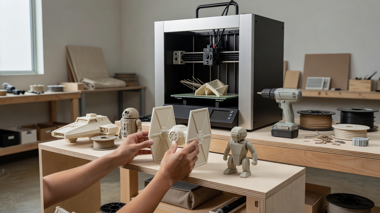 Custom 3D Printed Toys for Star Wars Display Cases