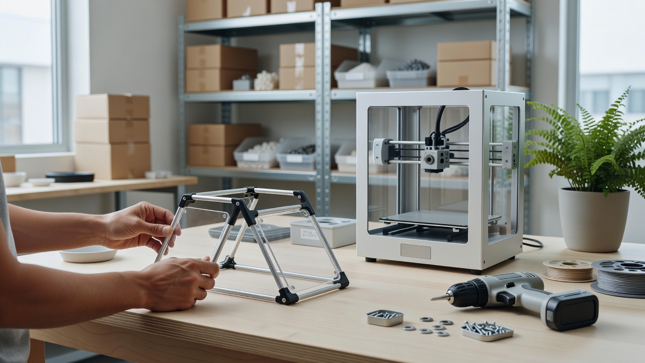 Custom Lab Display Fixtures Built in a Houston Studio