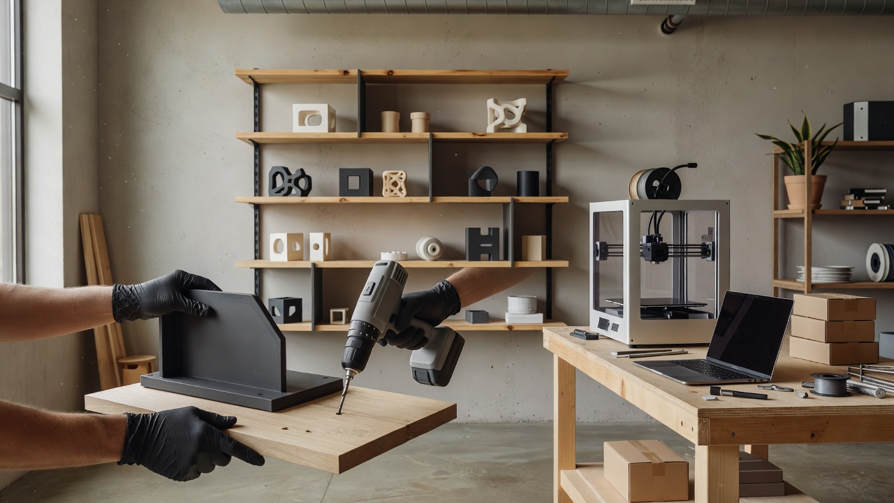 Houston Mashup Designs for Modern Office Shelves